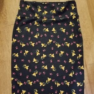 LulaRoe  Floral Skirt